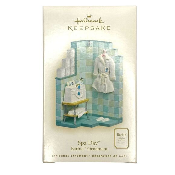 Barbie Spa Day 2007 Hallmark Keepsake Christmas Ornament NIB - Picture 1 of 4